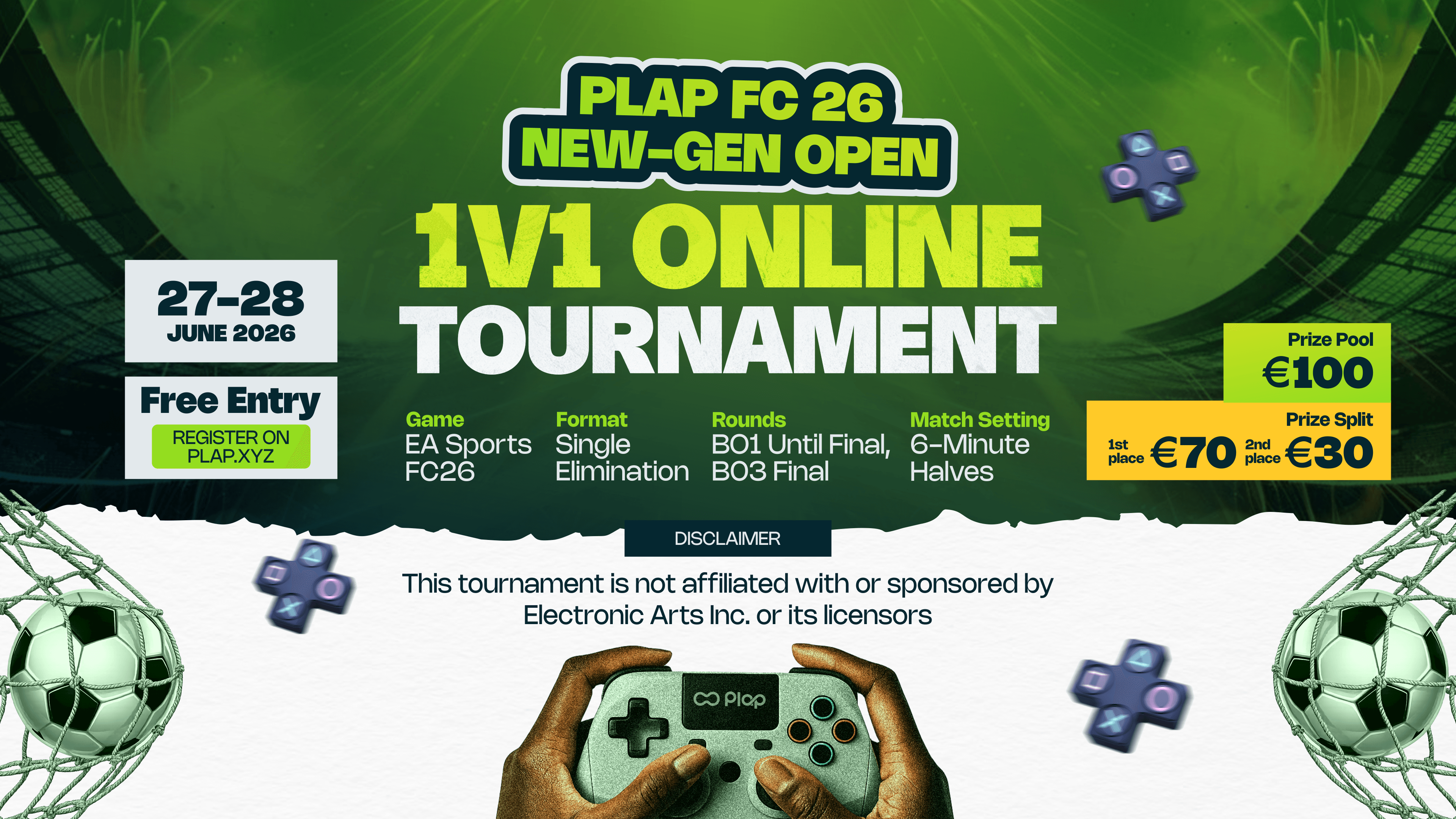 Plap FC 26 New-Gen Open event media