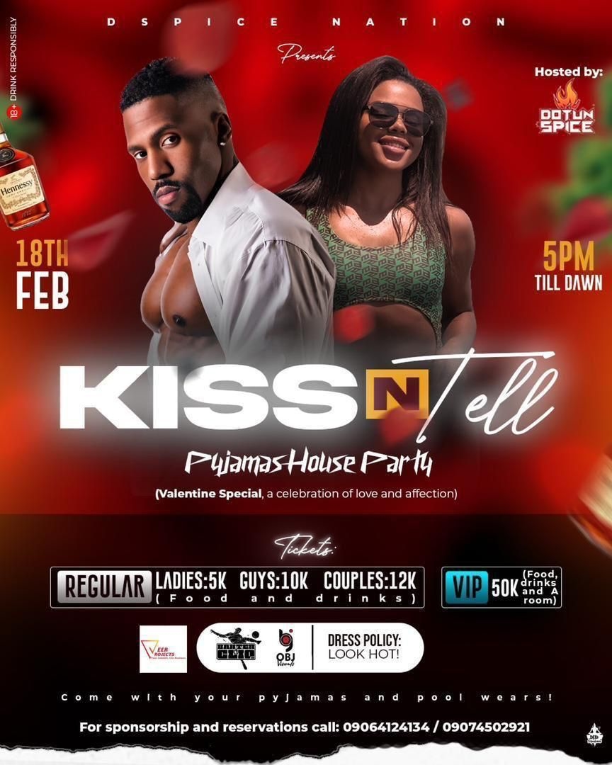 Kiss and Tell, The Pajamas house party event media