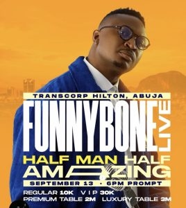 Funnybone LIVE - Half Man, Half Amazing event media