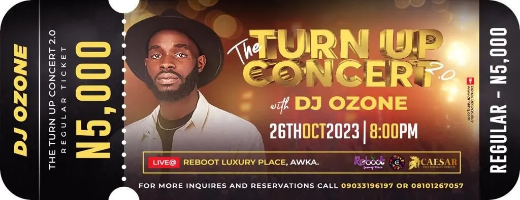 The Turn Up Concert with DJ Ozone. event media